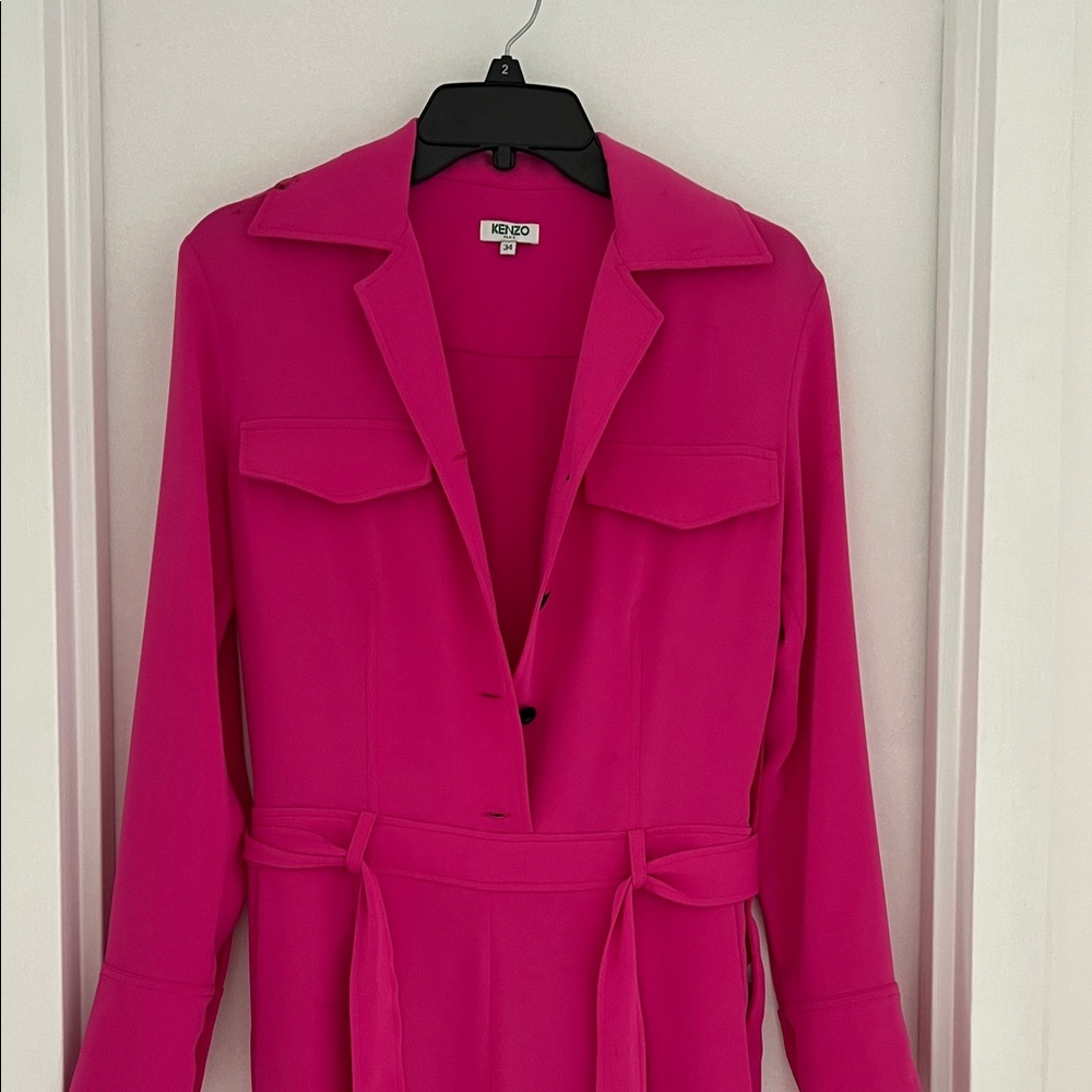 Kenzo Vibrant Pink Jumpsuit